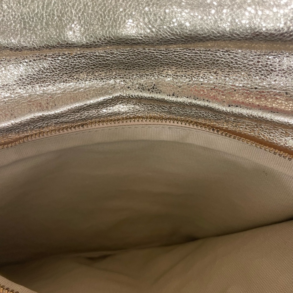 Tory Burch metallic gold clutch - Picture 15 of 16